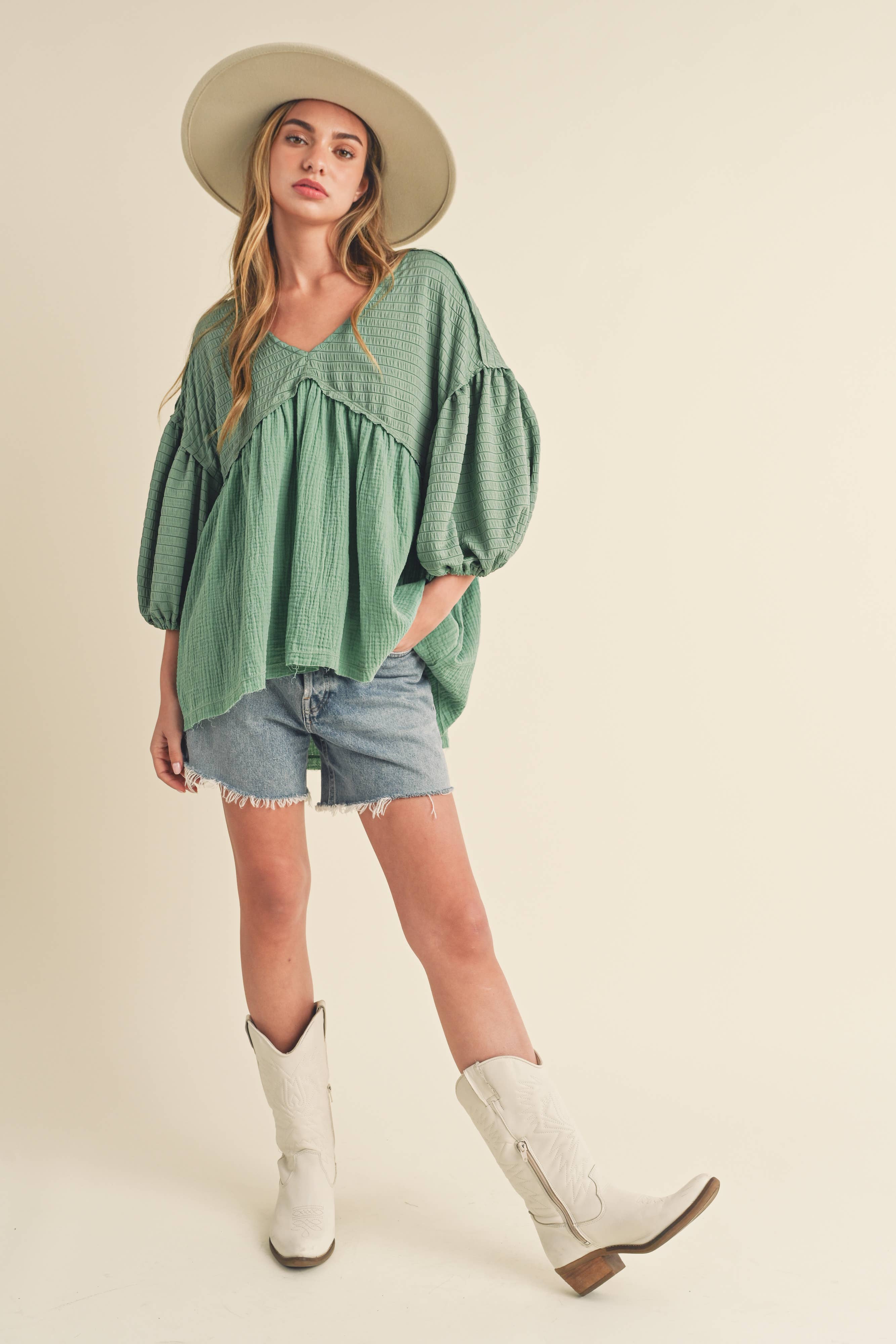 AEMI + CO - Venta al por mayor Túnica - Mujer - Camiseta Natalie 880AS12