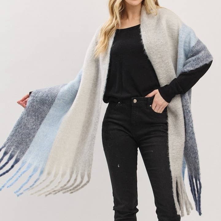 MiMi Wholesale - Wholesale Scarf - Women's - MS0452 Solid Brushed Fringe Scarf13