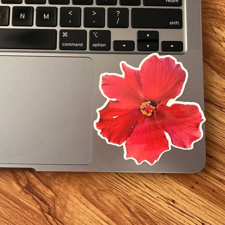 Stick Outside - Wholesale Sticker - Hawaii Hibiscus Flower Sticker1