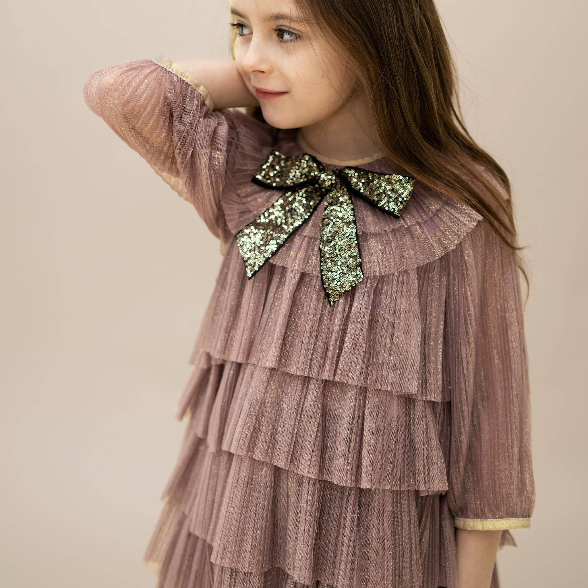 Petite Hailey – Großhandel Kleid – Kinder – Mehrlagiges Kleid35