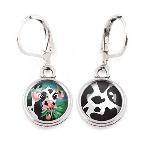 Silver leather steel children's sleepers - Cow/Cowhide for wholesale by Les Minis d'Emilie Fiala