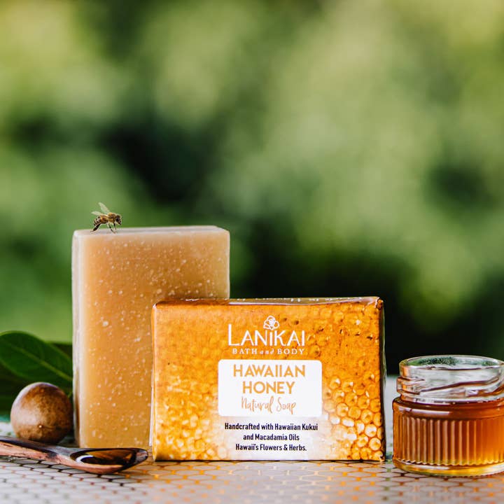 Lanikai Bath and Body - Wholesale Bar Soap - Natural Hawaiian Honey Soap