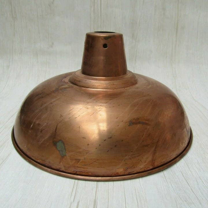 Abat-jour lumineux rétro 14" Table de billard Cuivre antique pour la vente par IronmongeryWorld