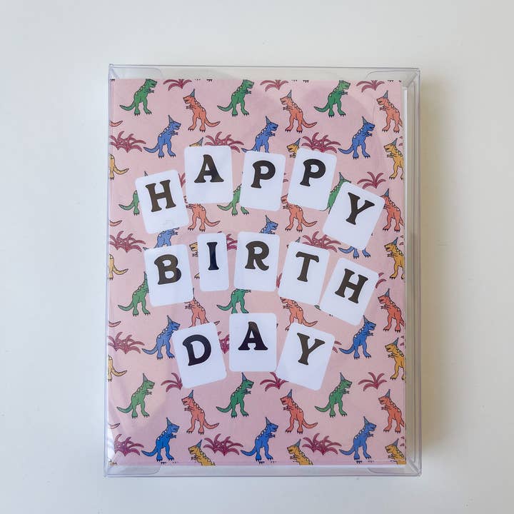 Tiny Human Print Co. - Wholesale Verjaardagskaartje - Verjaardagskaart voor kinderen, 12 stuks | Design voor meisjes en jongens