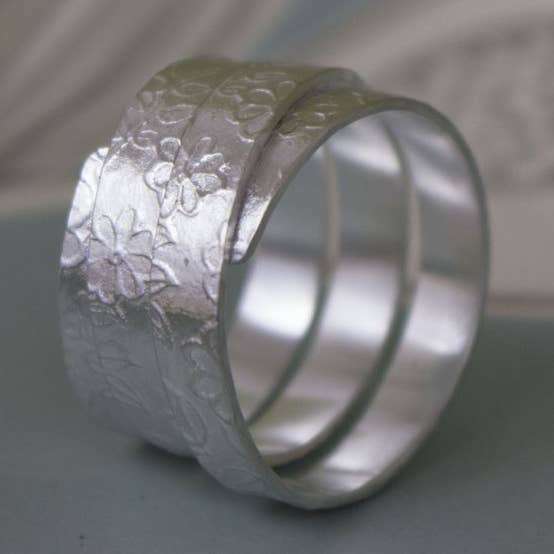 Blossom Ribbon Ring for wholesale by Joanne Tinley Jewellery