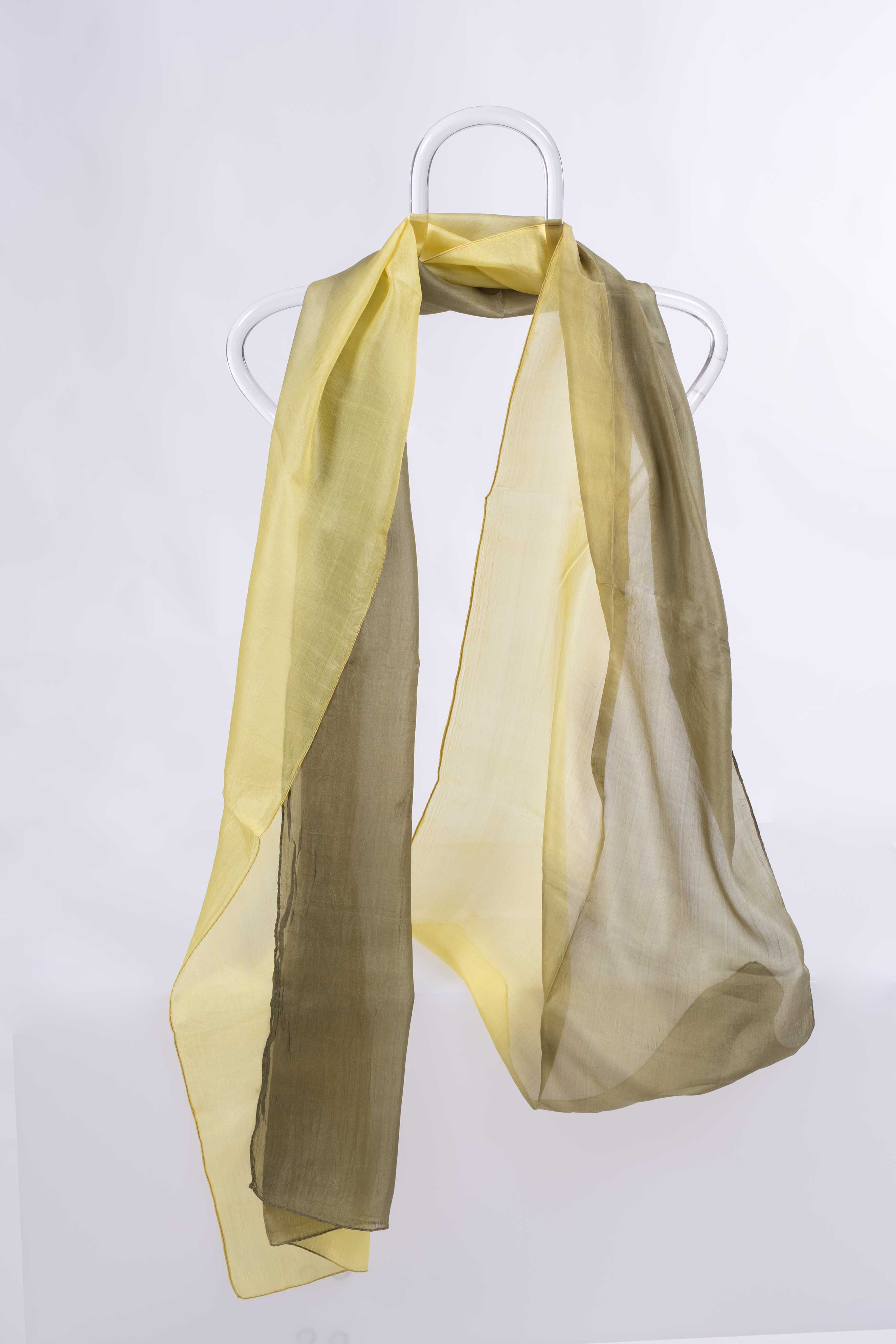 MR Complements - Wholesale Scarf - Women's - Two-tone natural silk scarf5