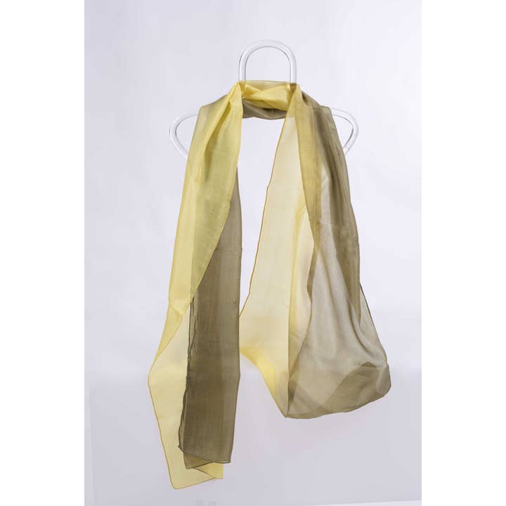 MR Complements - Wholesale Scarf - Women's - Two-tone natural silk scarf5