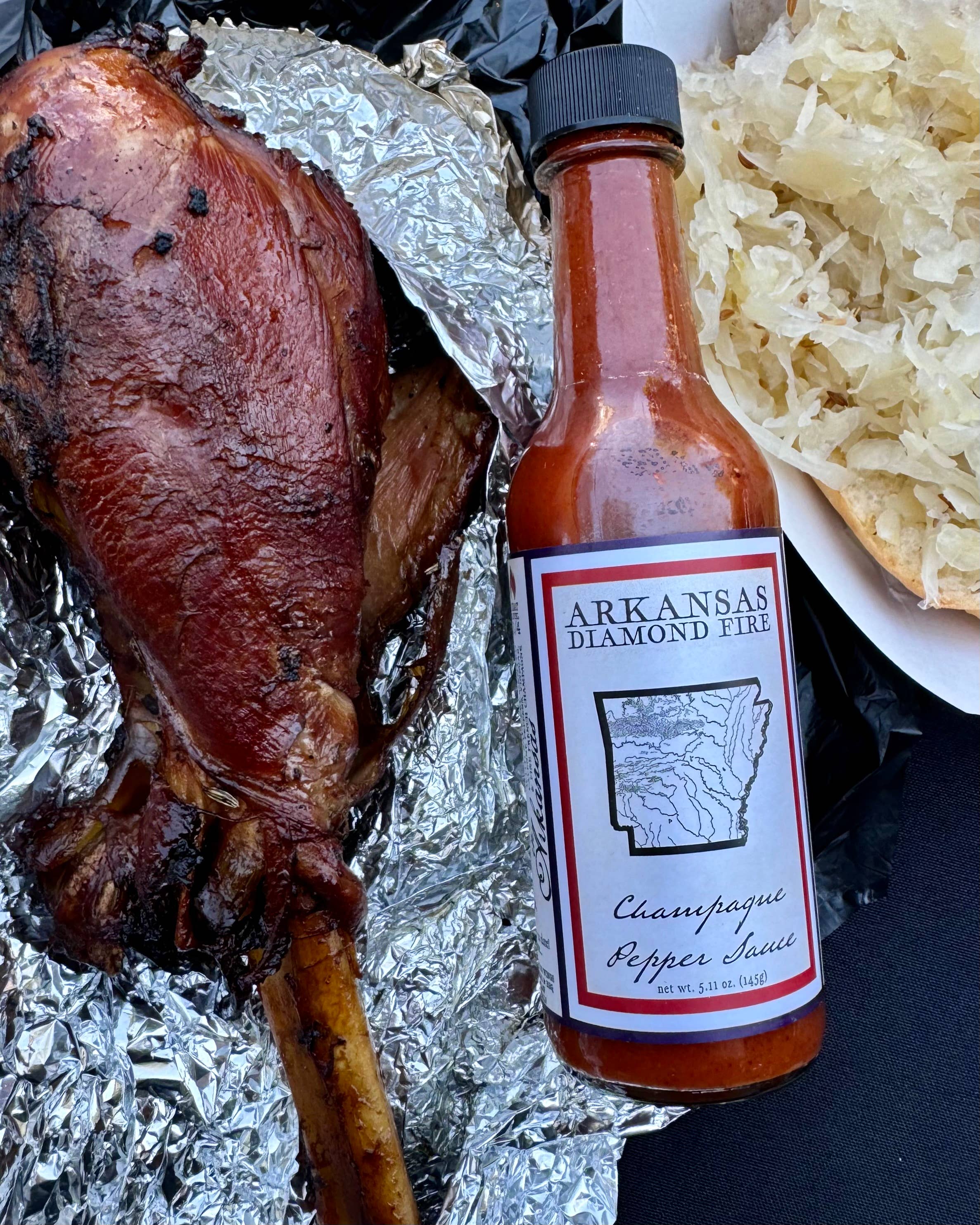 supertasterz – wholesale Hot sauce – ARKANSAS DIAMOND FIRE Champagne Pepper Sauce 5-oz. bottle1