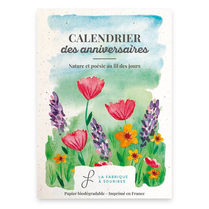 Födelsedagskalender - Natur och poesi för wholesale av La Fabrique à Sourires