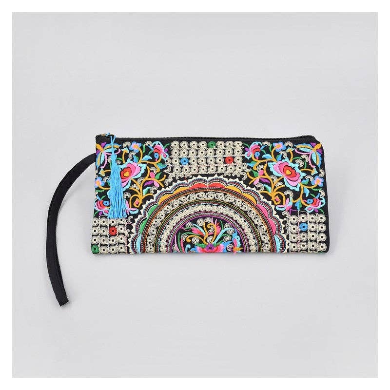 UZ Wholesale Store - Wholesale Wallet - Women's - Women's Embroidered Long Wallet0