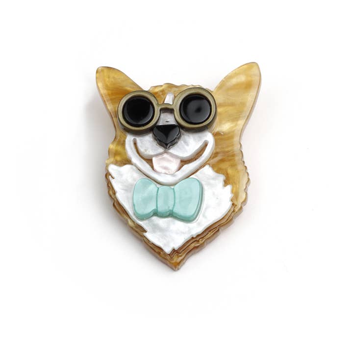 😎 Elegant Puppy Brooch for wholesale by Miss Minna