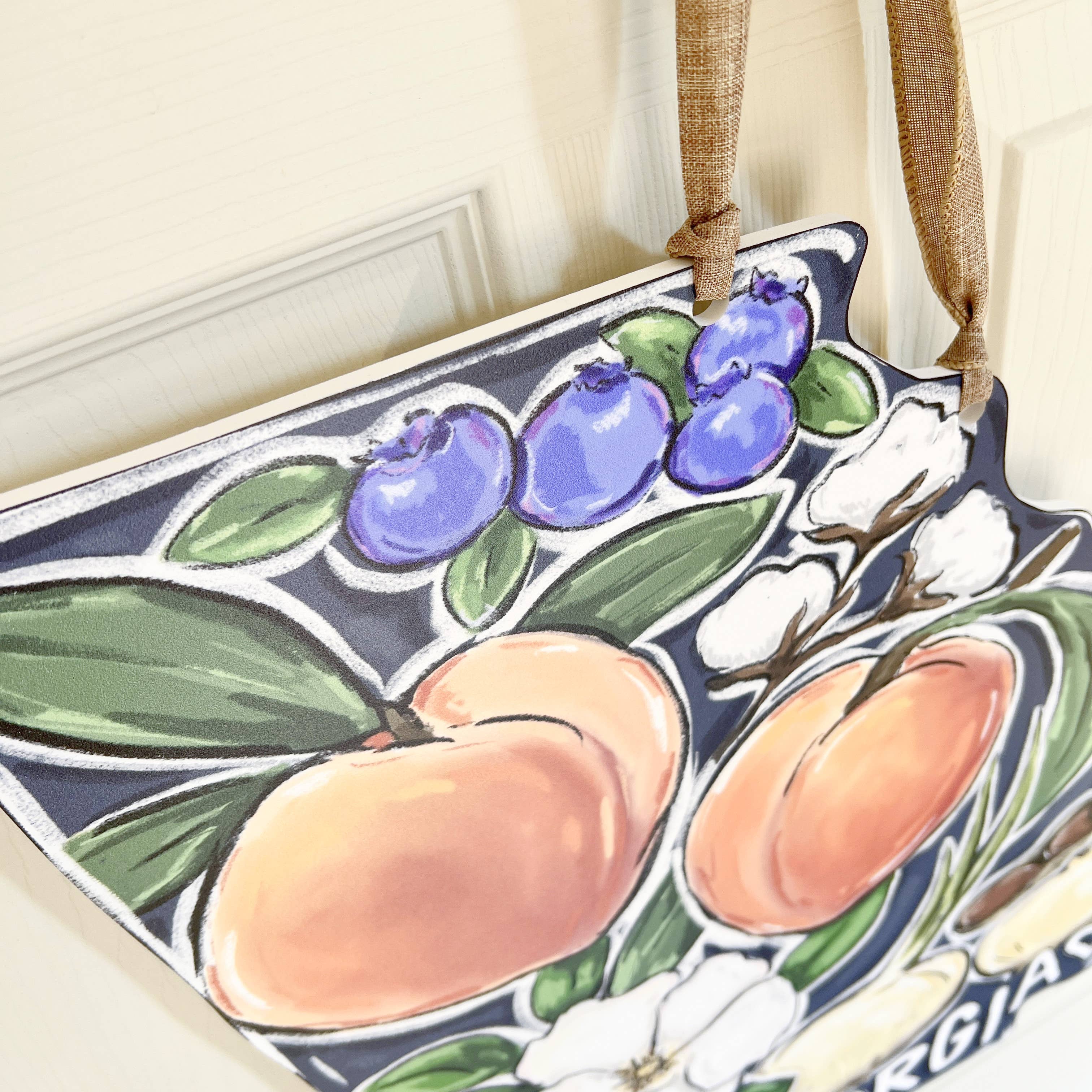 Home Malone - Wholesale Door Hanger - Georgia State Favorites Door Hanger-Southern Beauty USA 2