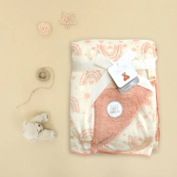 Lollipop Dreams - Wholesale Bedding Blanket - Kids & Baby - Super Soft Reverse side Cozy Sherpa Plush Baby Blanket2