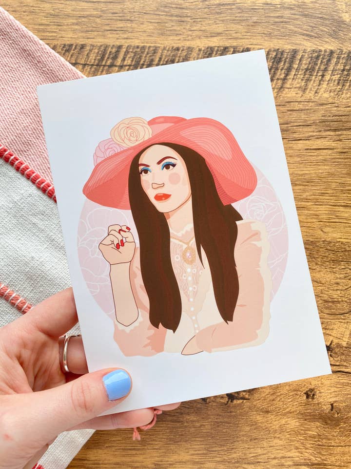 The Love Witch Mini Art Print for wholesale by Tess Givnish Artist