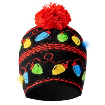 DM Merchandising - Wholesale Beanie – Women's - Christmas Light up Hat6