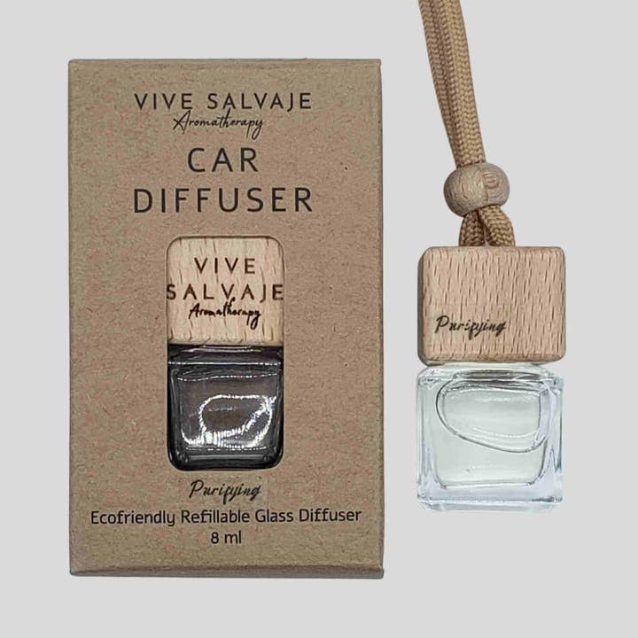 Healing Collection Purifying Car Diffuser for wholesale by Vive Salvaje Aromatherapy
