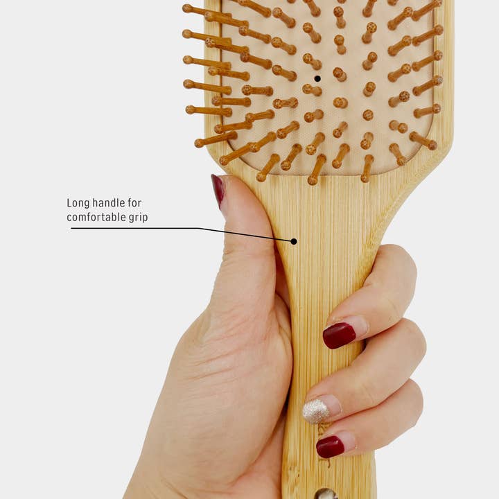 Max-Link Solutions Ltd – wholesale Hårborste/kam – Olnatur stor bambuhårborste, bambu detanglerborste