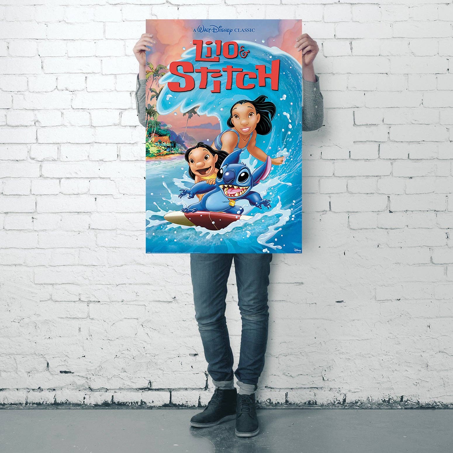 Close Up GmbH - Wholesale Poster - Lilo & Stitch Disney Wave Surf Poster3