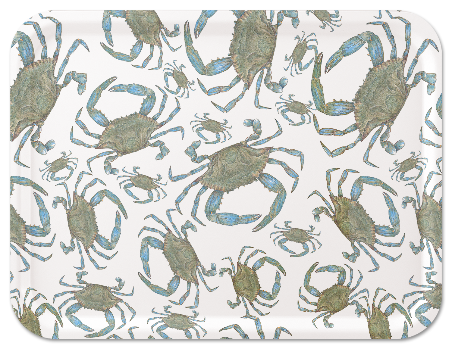 Trays4Us - Vente Plateaux de service - Plateaux botaniques, baleines et crabes sur le thème de la Nouvelle-Angleterre6