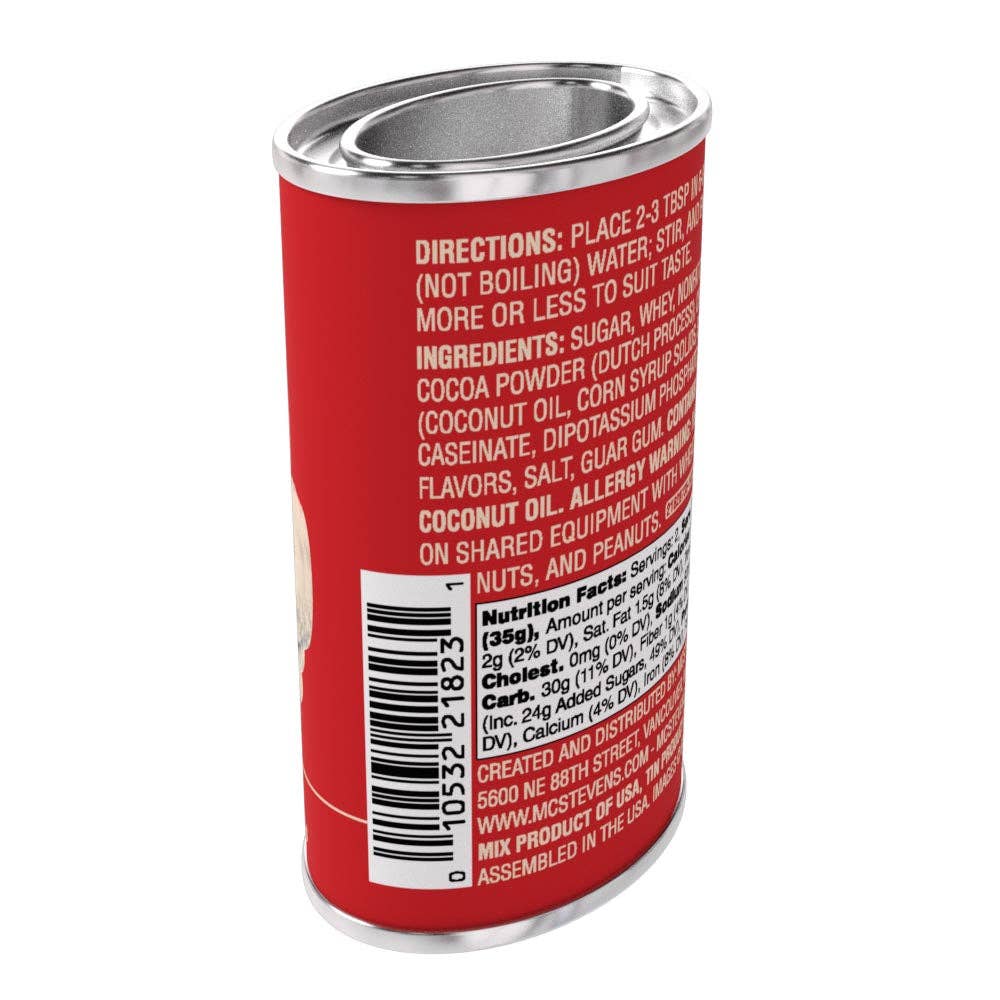 McSteven's - Vente Préparations/kits pour chocolat chaud - Cacao à la menthe poivrée préféré du Père Noël vintage (boîtes de 70g)8