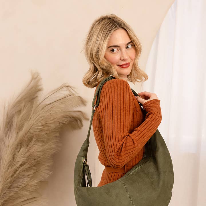 M2733 Andi Suede Sling Bag and other Purchase Wholesale andi. Free Returns & Net 60 Terms on Faire trending on Faire.