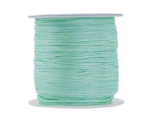 Mandala Crafts – wholesale Craft supplies – Mandala Crafts Nylon Satin Cord, Rattail Trim Thread for Chinese Knotting, Kumihimo, Beading, Macramé, Jewelry Making, Sewing35
