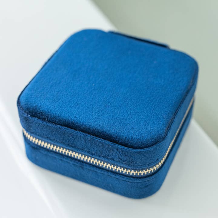 modern and chic - Wholesale Jewellery box/organiser - Eloise Velvet Travel Jewelry Box Case Organizer with Mirror13