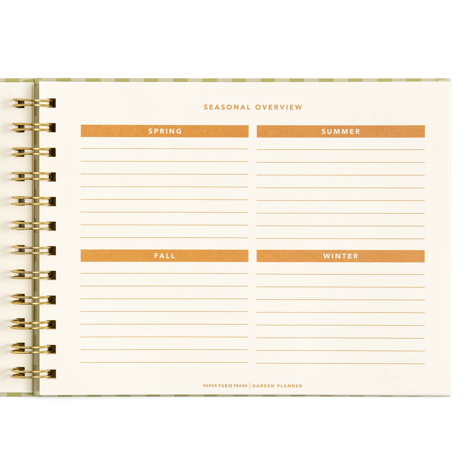 Paper Farm Press - Wholesale Planner - Life On The Homestead Garden Planner - Gingham15