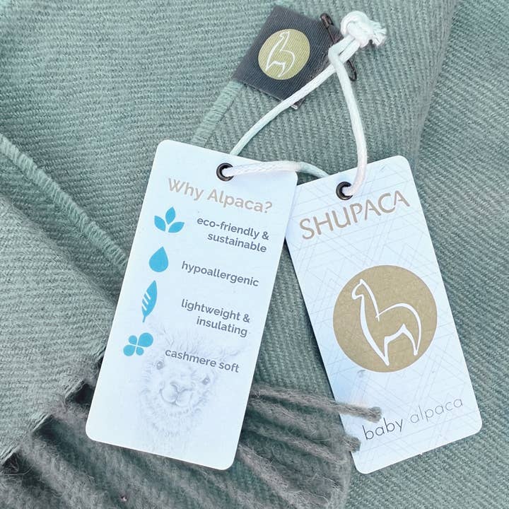 Shupaca Alpaca - Wholesale Throw Blanket - 100% Baby Alpaca Throw - Misty Mountain3