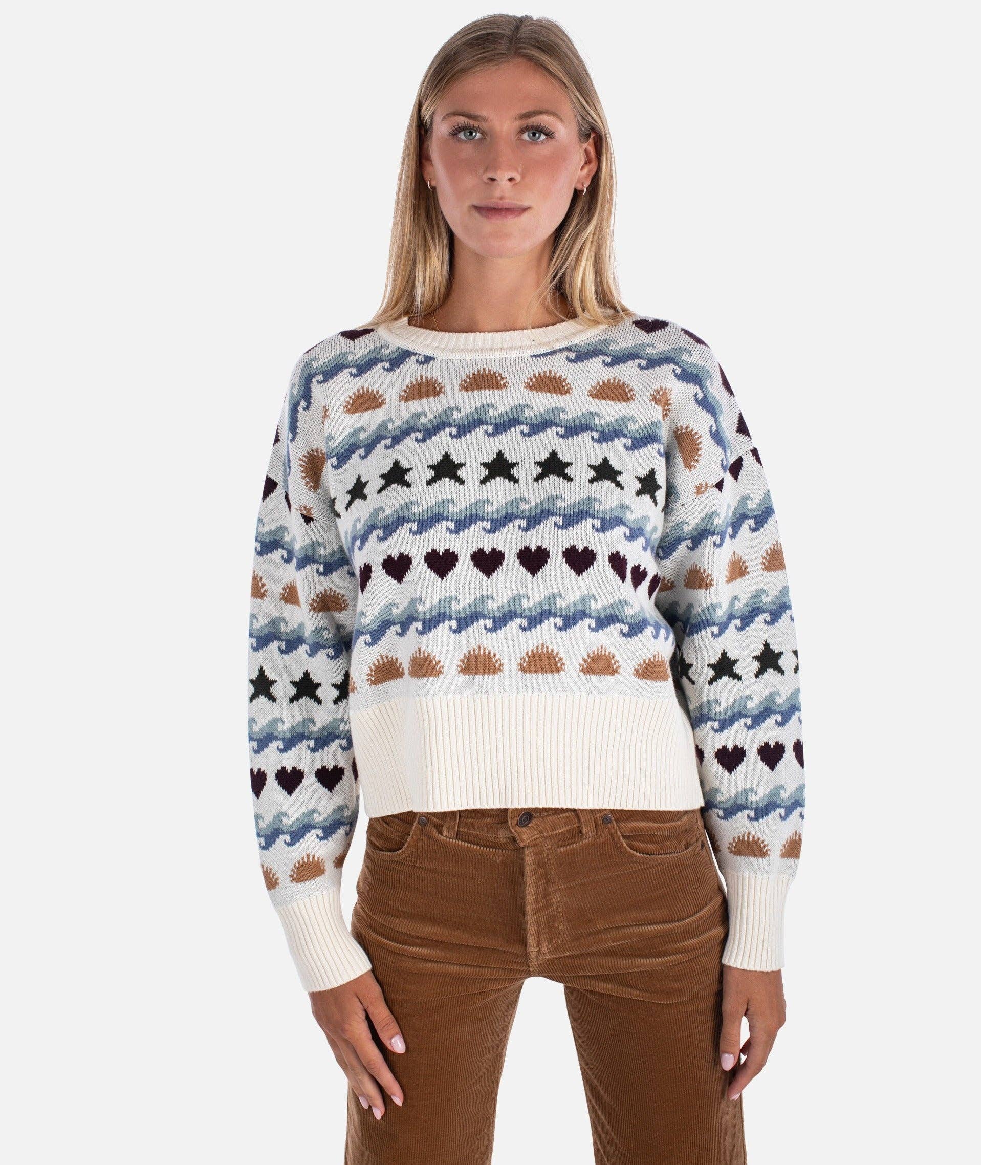 Crescent Sweater - Ivory for wholesale on Faire0