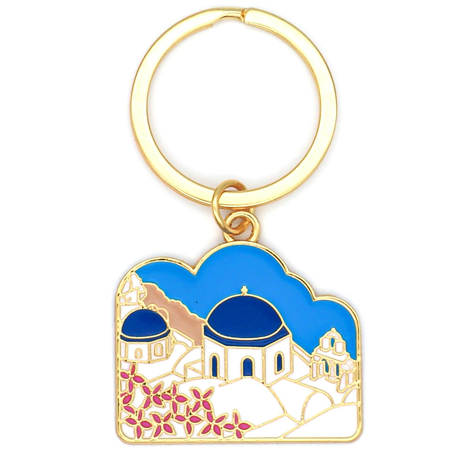 Serendipity - Wholesale Keychain - Unisex - Santorini Greece keychain2