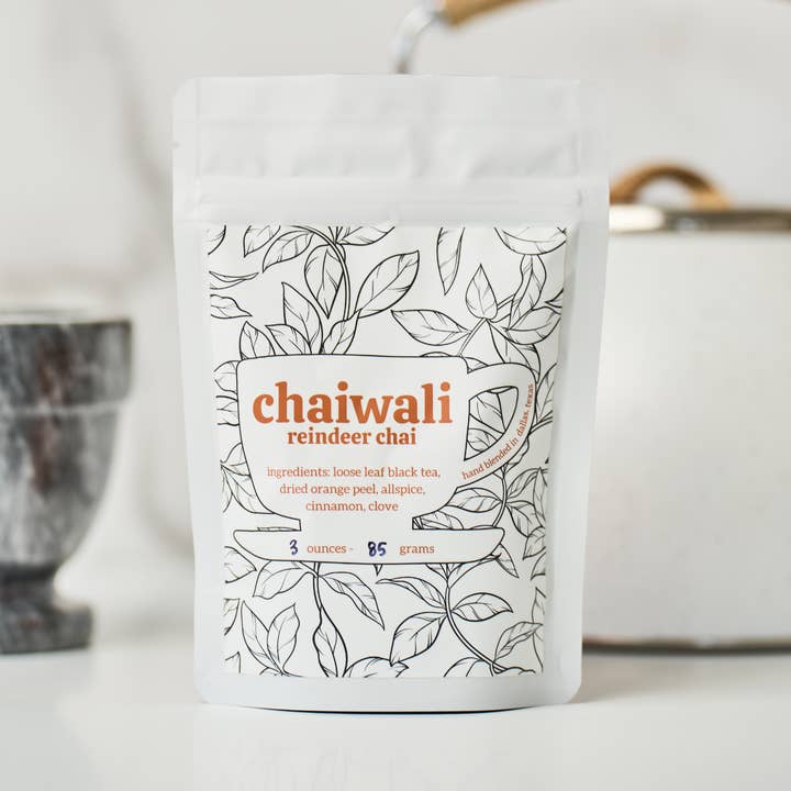 Loose Leaf Reindeer Chai Blend for wholesale by chaiwalitx llc