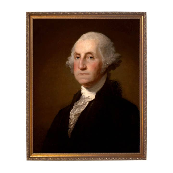 Madison Bay Co. - Historical Home Decor Reproductions – wholesale Konsttryck – George Washington av Gilbert Stuart Vintage Målning Tryck16