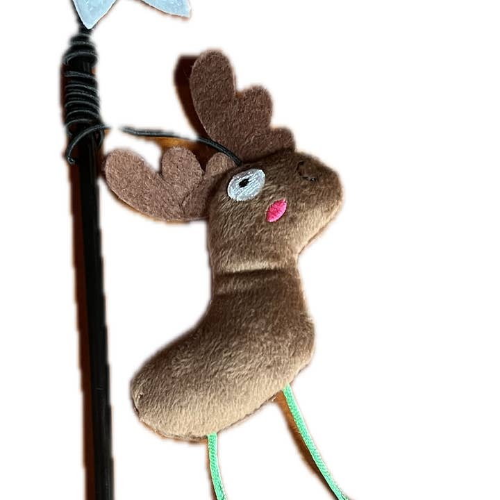 Giocattolo teaser Bacchetta Gatto Alce per la vendita all'ingrosso da parte di Pet Souvenirs