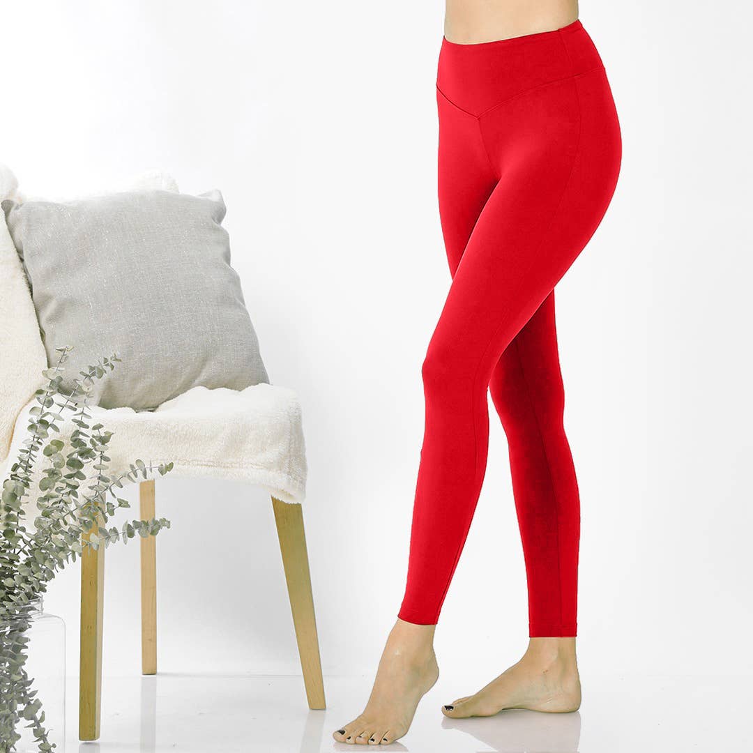 42POPS - Wholesale Athletic/Lounge Leggings - Women's - ",,..._ Waistband Full Length Leggings32