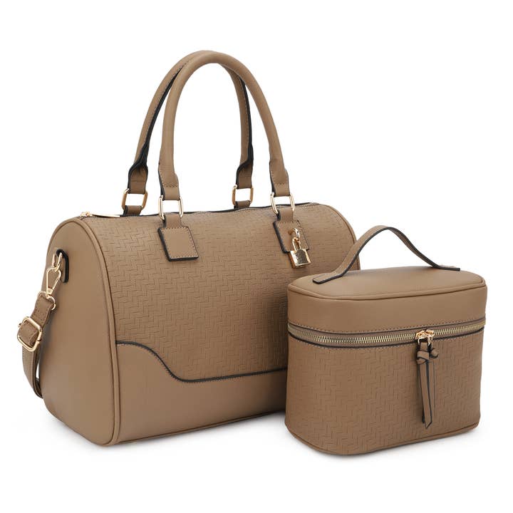 KAYLA+AVA - Wholesale Mommy & Me Sets - Makayla 2 in 1 Speedy Bag with Vanity Bag "Mommy and Me" Set