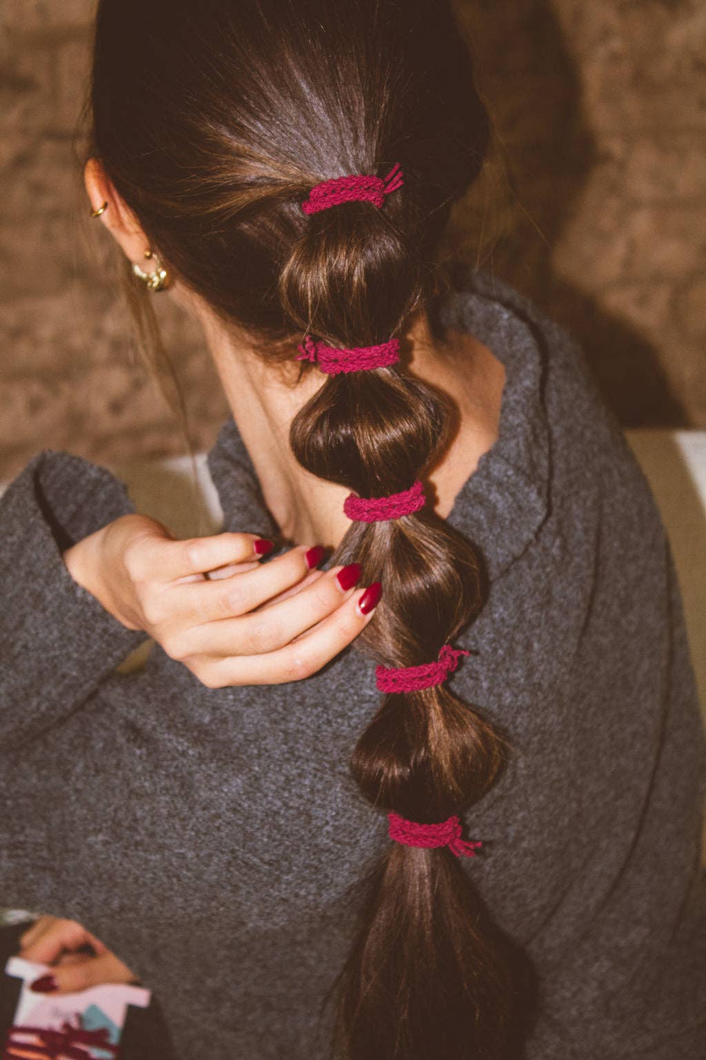 Shop Andi - Wholesale Hair Tie - Rustic Braided Hair Ties 5-pack9