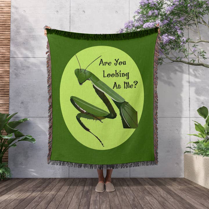 3dRose - Wholesale Throw Blanket - 3dRose, Praying Mantis, Blanket2