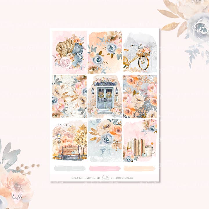 Bright Fall - planner stickerkit voor wholesale door Hello Petite Paper