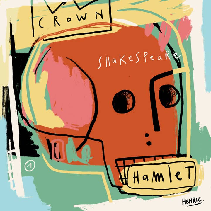 Fine Art Print - “Red Skull” - Jean-Philippe Henric for wholesale by Atelier Contemporain