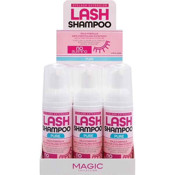 Majestic Wholesale – Engroshandel Falske øjenvipper – Eyelash extension shampoo uden irritation, ren rose og ferskenduft (6 stk.)0