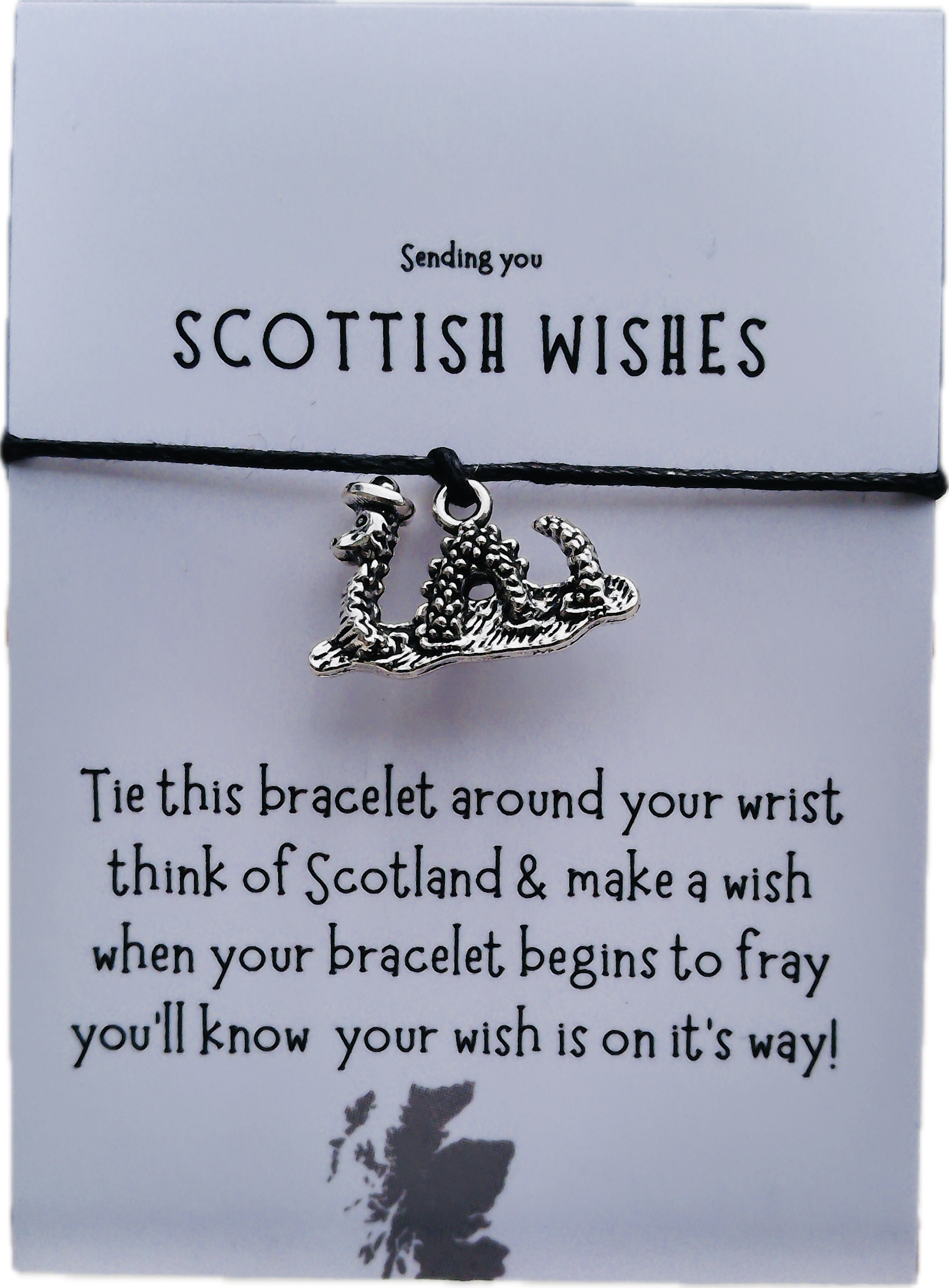 Arran Wishes - Vente Bracelets à breloques/pendentifs - Bracelets de vœux Nessie (Monstre du Loch Ness)3