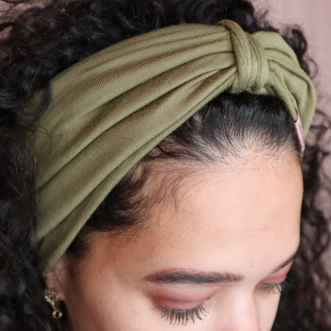 Woven Royal - Wholesale Sleep Cap / Bonnet - Women's - Anacaona Olive Afrona5