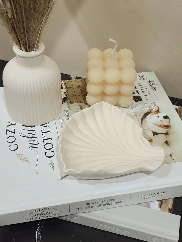Bandeja V-Seashell para venta al por mayor de Sweet 'n' Fab Creationz Interiors