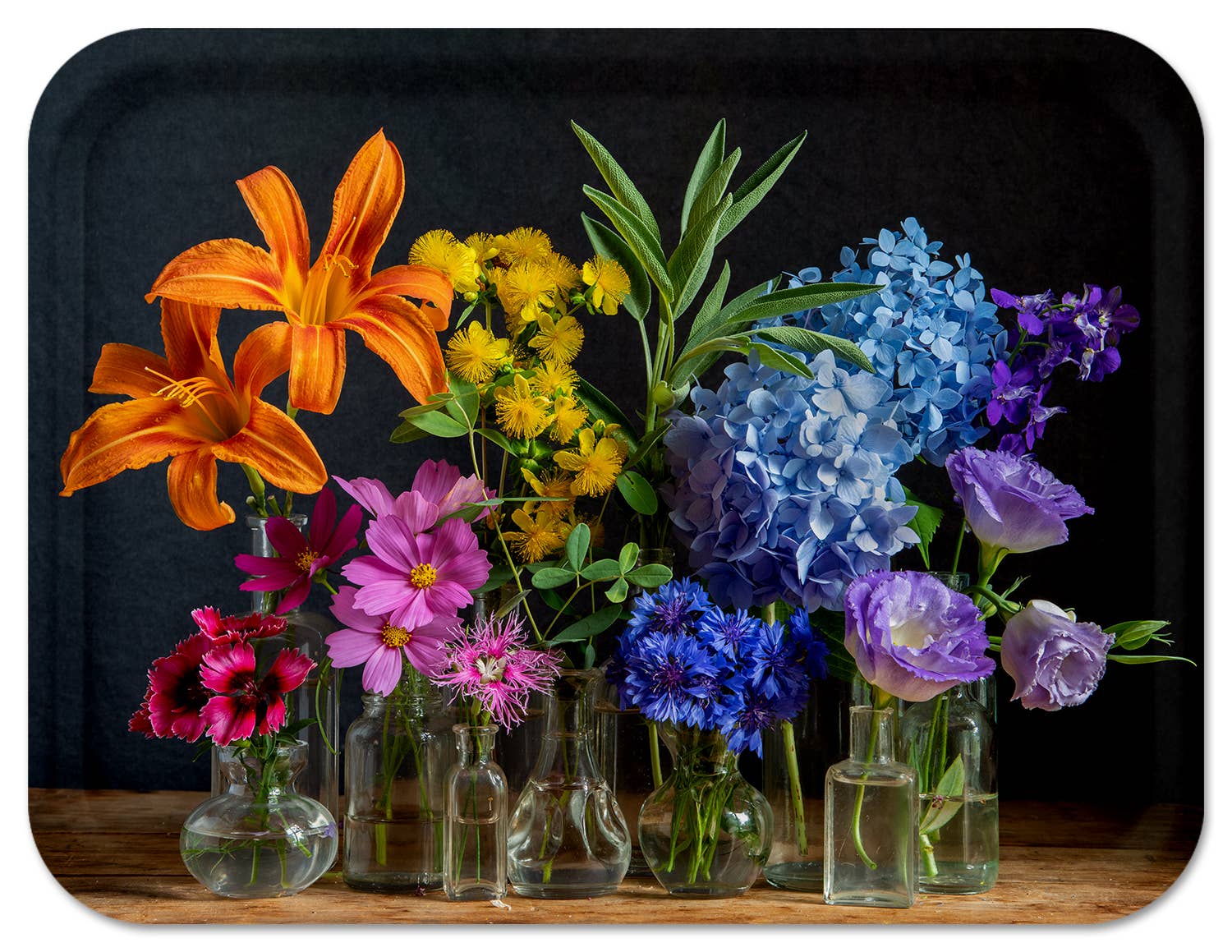 Trays4Us - Wholesale Serving Tray - Garden Floral Trays by Bottle Branch Botanic Art10