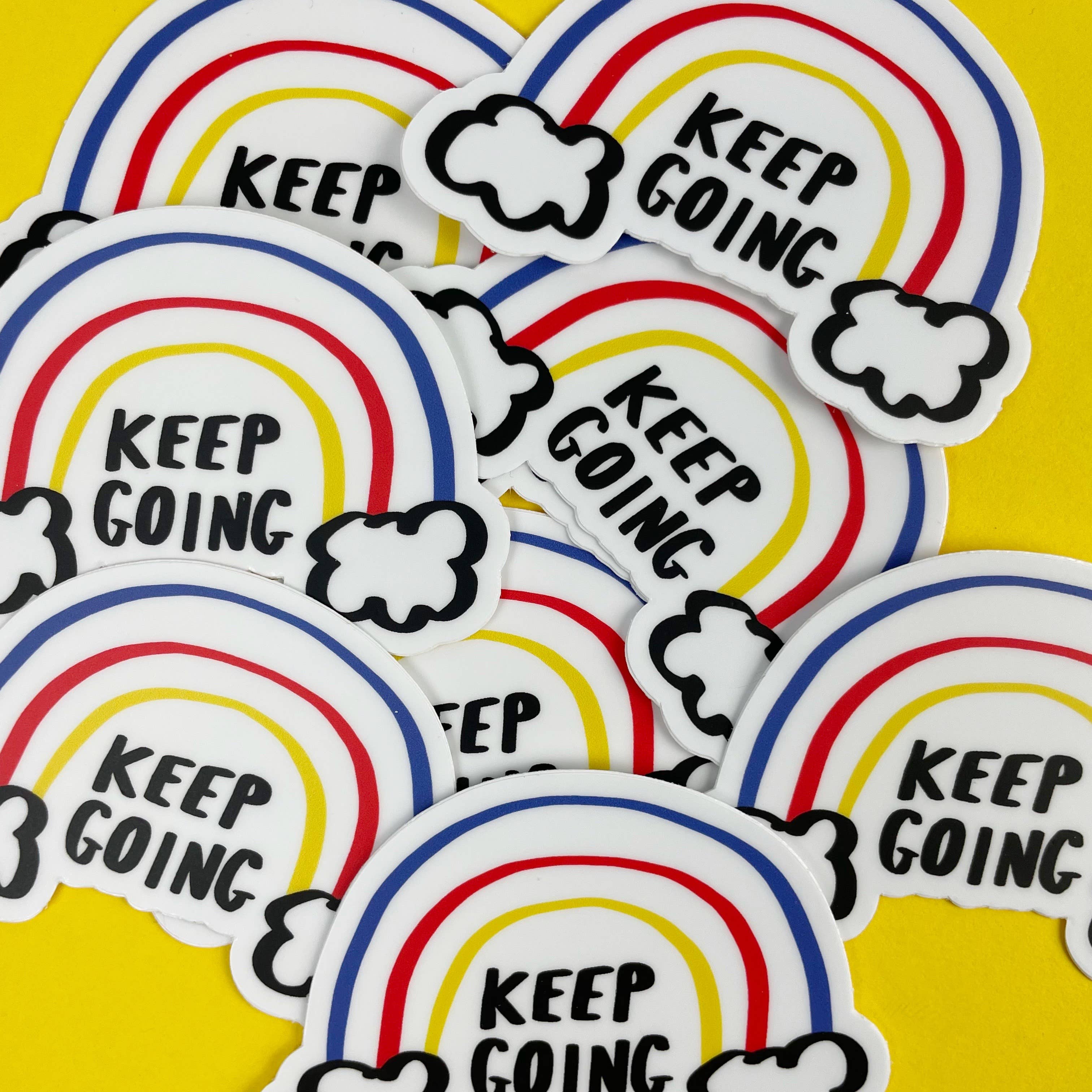Culture Flock - Wholesale Sticker - Keep Going Rainbow sticker1