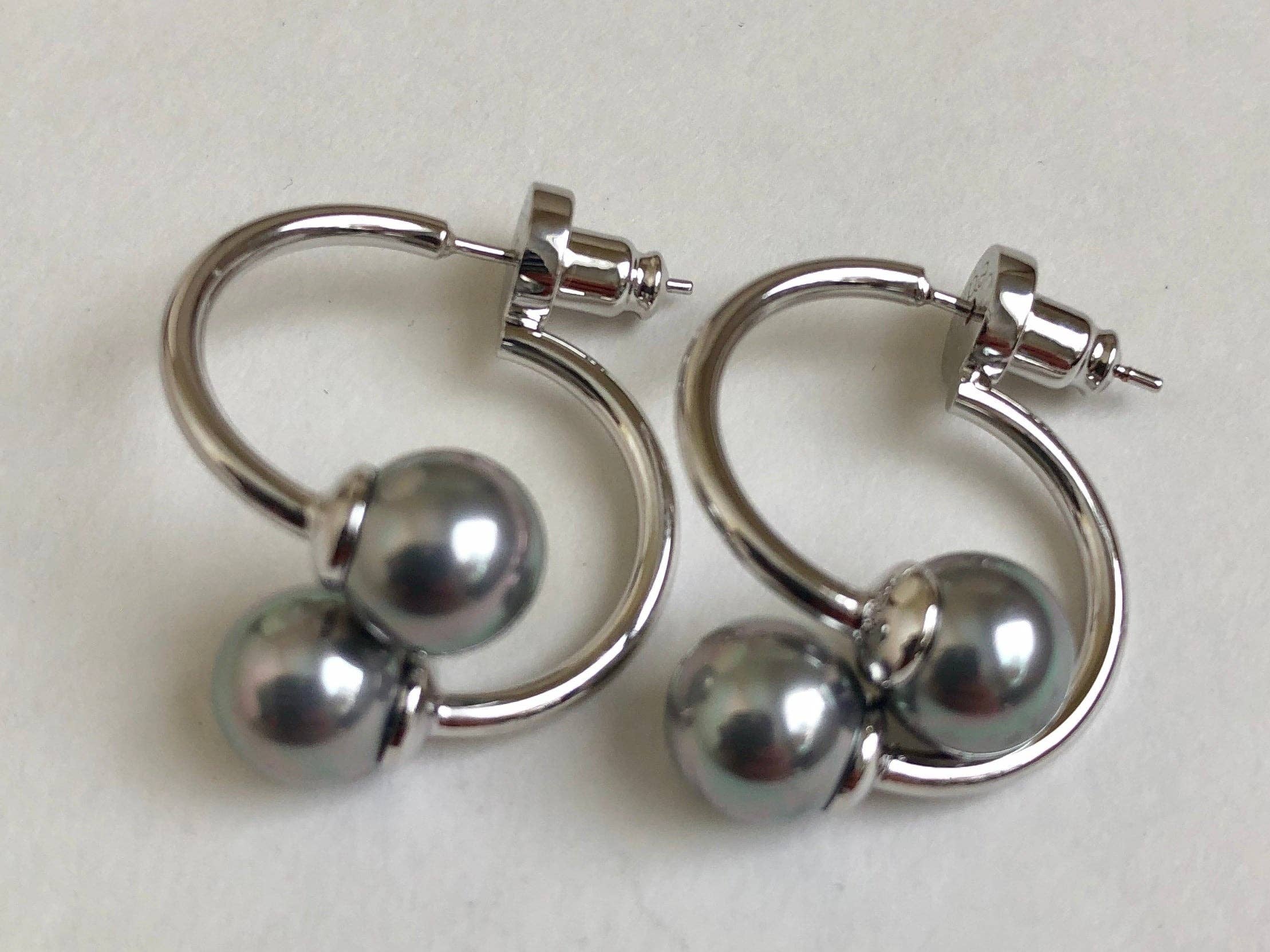 Studio G - Wholesale Hoop Earrings - #950  Front-Back Loop Earring1