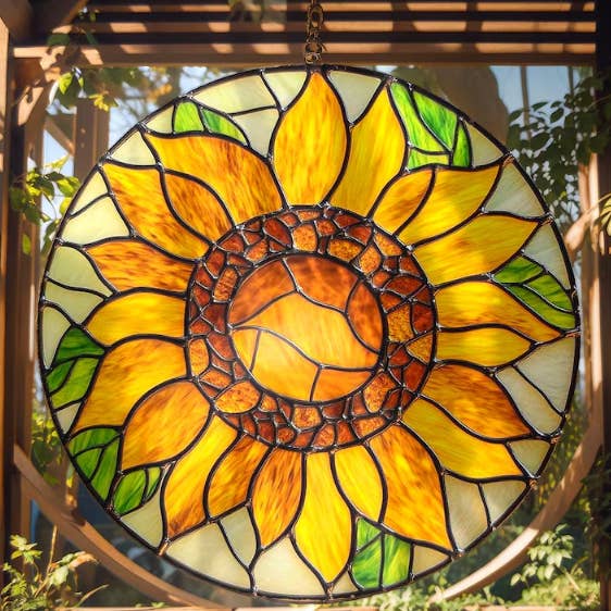 Attrape-soleil tournesol, décoration florale estivale pour les amoureux du jardin pour la vente par NVC Ecommerce LLC