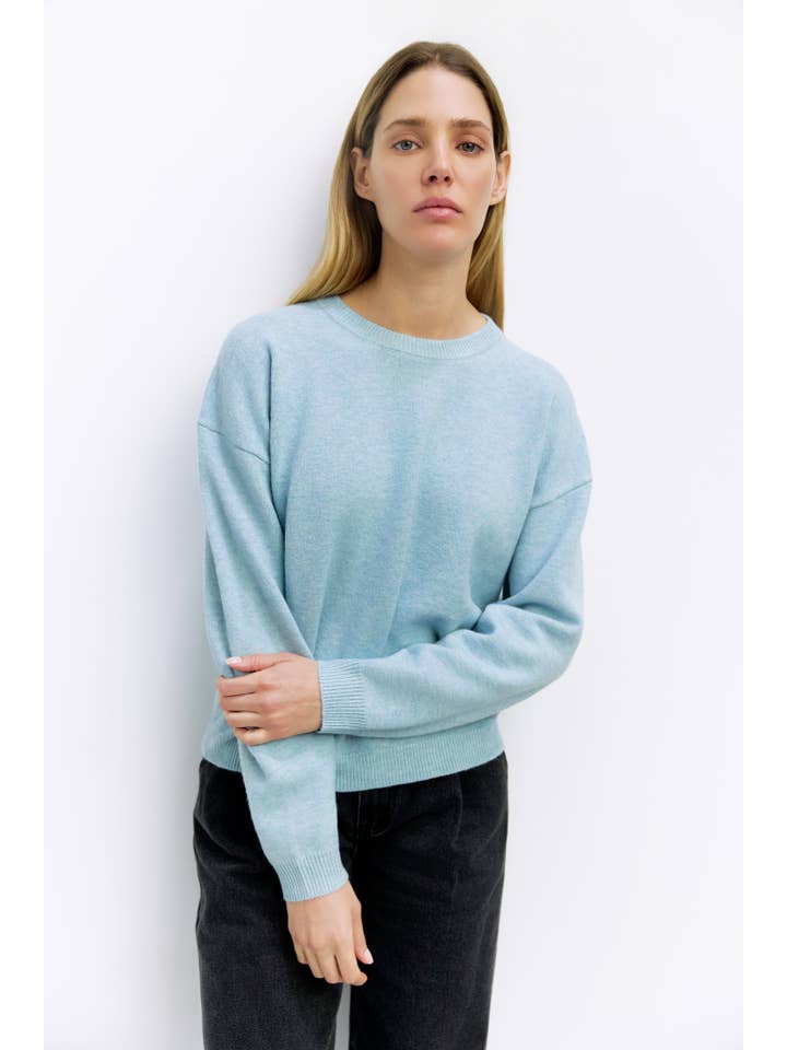 MOD REF - Wholesale Knit Sweater - Women's - The Sutton Sweater | Women's Multi-Colored Knit Sweater21
