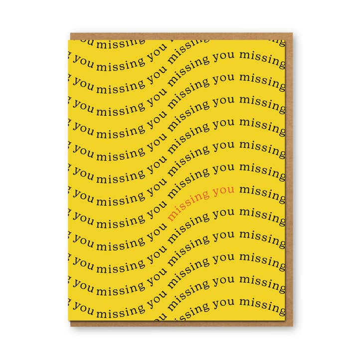 Miss You Card voor wholesale door Good and Human